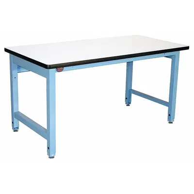 PRO-LINE Meja Kerja: Tinggi Dapat Disesuaikan, Laminasi, 72 in x 30 in, Kapasitas Beban Keseluruhan 5.000 lb - Heavy-Duty Open-Base Workstations