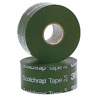 Vinyl and rubber electrical tape for corrosion protection and insulation of electrical connections. Suitable for indoor and outdoor use. Each roll is 4 inches wide by 33 3/8 yards long, 20 mil thick. Pack of 4 black rolls