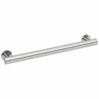 WINGITS Wall Grab Bar: Straight, 18 in Lg, 1 1/4 in Dia, Stainless Steel, Satin, 800 lb Wt Capacity (MPN WGB5MESN18)