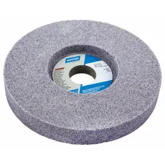 This NORTON recessed grinding wheel is designed for moderate-to-heavy grinding of tool steels. With a 7-inch diameter, 1-inch thickness, and 1-1/4-inch arbor hole, it features specification 32A46-IVBE and wheel hardness I. Suitable for shaping, deburring, and surface preparation in metalworking and fabrication applications. Sold as a 5-pack.
