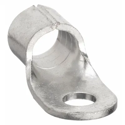 BURNDY Terminal Cincin: Telanjang, Ukuran Stud 1/4 in, Ukuran Kawat 4 AWG hingga 4 AWG, 600 V - Non-Insulated Ring Terminals