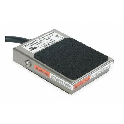 LINEMASTER Sakelar Kaki: Seri Treadlite II, 1 Pedal, Sesaat, SPST-NO - Single-Pedal Foot Switches
