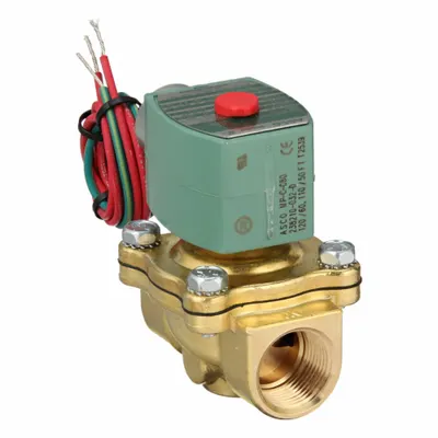 REDHAT Solenoid Valve: 2-Way, Normally Closed, 3/4 in Pipe Size, 110V AC/120V AC - 2-Way/2-Position, Normally Closed Solenoid Valves