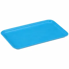 This blue fiberglass lid is designed for extreme-temperature stacking and nesting totes. It protects contents from heat, cold, and debris in industrial environments such as foundries, food processing, and chemical plants where standard plastic lids would fail.