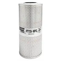 Cartridge-type hydraulic filter with cellulose media for removing contaminants from hydraulic fluid. Features a 2 1/4 in inside diameter and includes an integral gasket. Suitable for use in hydraulic systems of agricultural and industrial equipment