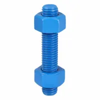 This fully-threaded rod is made from Grade B7 steel with a PTFE coating for corrosion resistance. It meets ASTM 193 dimensional standards and is supplied in a 50-pack. Typical applications include high-strength fastening in piping, flanges, and pressure vessels where corrosion resistance is required