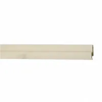 PETG joint cover for wall panels, 0.04 in thick, 10 ft overall length, in Parchment color. Used to finish and protect joints between wall panels in commercial interiors