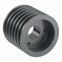 APPROVED VENDOR V-Belt Pulley: B52, 6 Groove, 5.55 in OD, Bushed Bore, SD, Quick Detachable (MPN 6B52SD)