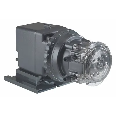 STENNER Pompa Dosis Kimia Peristaltik: 120V AC, 1/30 hp HP, 22 gpd Laju Aliran Maks. - Adjustable Flow Peristaltic Chemical Metering Pumps