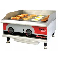 Electric Countertop Griddle: Electric, Manual, 23 3/4 in x 19 1/2 in Cooking Surface (MPN EG-24S)