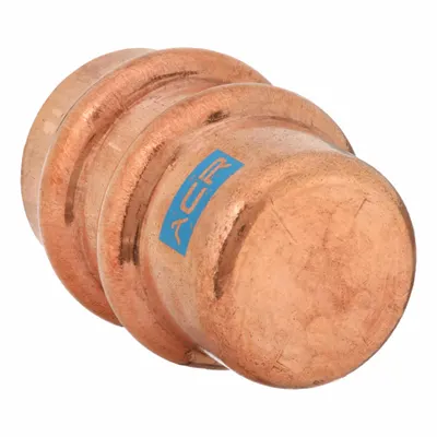 Tutup Crimp STREAMLINE: Tutup, ukuran 1 in CTS x 1 in CTS, Press-fit, Tembaga - Refrigeration Copper & Bronze Press Tube Fittings