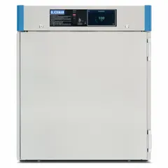This undercounter warming cabinet features a touch screen control and steel construction with a steel door. It is designed for holding prepared food at safe serving temperatures in commercial foodservice operations. Overall width is 30 inches and overall depth is 26 5/8 inches.