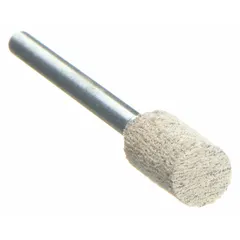 This blending and finishing point is designed for deburring and surface blending on carbon steel and soft metals. The 80-grit aluminum oxide construction provides controlled material removal. The W163 shape is suited for precision work in industrial applications.
