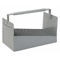 Nipple Caddy: Steel, For 3/4 in Pipe Nipples, 66 Compartments, 6 9/16 in H, 12 1/2 in W, 7 in Lg