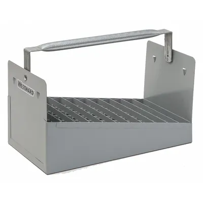 WESTWARD Tempat Puting: Baja, Untuk Puting Pipa 3/4 in, 66 Kompartemen, Tinggi 6 9/16 in - Pipe Nipple Caddies