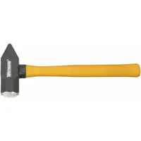 Blacksmith Hammer: Fiberglass, 4 lb Head Wt, 1 7/8 in Face Dia, 15 in Overall Lg, Textured Grip (MPN 2DBV3)