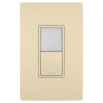 LEGRAND NTL873ICC6 Rocker Wall Switch, 3-Way, Maintained, Ivory, 120V AC, 15 A - Rocker Wall Switches