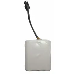 Replacement battery pack providing 9V DC at 2,200 mAh capacity. Measures 2.25 inches in height and 1.62 inches in width. Designed for use with ALARM LOCK Model 250WP door locks in access control systems.