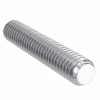 This ACME fully-threaded rod features a 1"-5 thread size and a 6 in length, made from stainless steel 18-8 with a plain finish. It is supplied in a 2-pack. ACME threaded rods are commonly used in lead screws for converting rotary motion into linear motion in machinery such as lathes, milling machines, and linear actuators