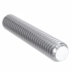 This ACME fully-threaded rod features a 1"-5 thread size and a 6 in length, made from stainless steel 18-8 with a plain finish. It is supplied in a 2-pack. ACME threaded rods are commonly used in lead screws for converting rotary motion into linear motion in machinery such as lathes, milling machines, and linear actuators.