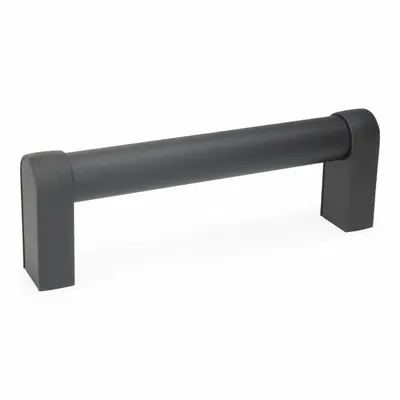 JW WINCO Gagang Tarik: Lubang Berulir, Pemasangan Belakang, 9.84 in Jarak Pusat Lubang Pemasangan - Load-Rated Straight-Leg Tubular Pull Handles