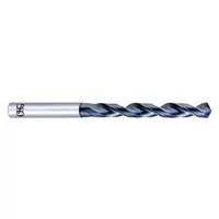 OSG Jobber Length Drill Bit: 1-1/32", 130° R-Thinning Point, V-Coated Cobalt, Coolant-Through (MPN 18031208)