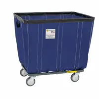 R&B WIRE PRODUCTS INC. Basket Truck: 12.5 cu ft, 600 lb, 35 1/2 in L x 24 in W x 26 1/2 in H, Steel (MPN 410SOC/ANTI/NVY)