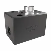 JERGENS Hydraulic Cylinder: Single Acting, 6,100 lbf Nominal Capacity, 5/8 in Stroke Lg, Vertical (MPN 60371)