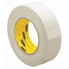 3M 5421 UHMW Slick Surface Tape is a transparent tape made from rubber and polyethylene film. It provides a low-friction surface for reducing wear on chutes, guides, and conveyor beds in material handling and packaging equipment.