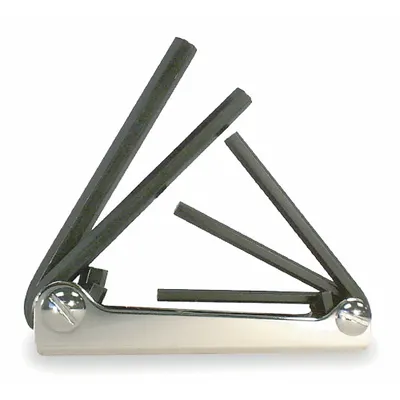 EKLIND Set Kunci Heksagonal: 1 - 5 Buah, Heksagonal Lipat, Lipat, SAE, Ujung Standar, Pendek, 1 Buah - Folding Key Sets