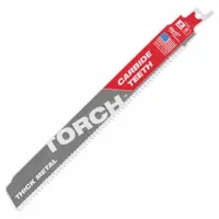 MILWAUKEE Reciprocating Saw Blade: 8 Teeth per Inch, 9 in Blade Lg, 0.05 in Blade Thick, Carbide (MPN 48-00-5302)