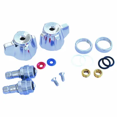 Rakitan Katup Semprot ENCORE: Kuningan, Krom, Panjang Keseluruhan 12 in, Ukuran Sambungan Masuk 7/8 in - Faucet Sprayer Heads & Valves