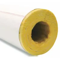 OWENS CORNING Pipe Insulation: Tube, Fiberglass, Slit with Adhesive and Flap, 2 in Thick, 3 ft Lg (MPN 722589)