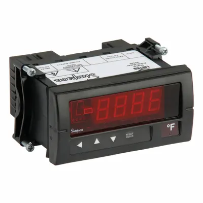 SIMPSON ELECTRIC Meter Panel Digital: Rentang Tampilan 9.999 - Maks, 120 V AC - Temperature Digital Panel Meters