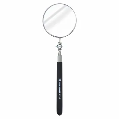 ULLMAN Cermin Inspeksi: 3 1/4 in Dia Ukuran Cermin, Bahan Cermin Kaca - Standard Inspection Mirrors