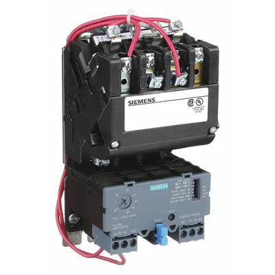 Starter Motor Magnet Siemens: Non-Reversing, 3 Kutub, Ukuran NEMA 1, 27 A - Non-Reversing Starters with Electronic Overloads