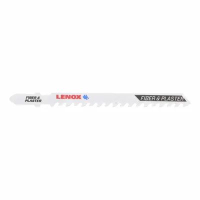 LENOX Mata Gergaji Jigsaw: 6, 102 mm Panjang Mata Gergaji, Karbida, Baja Karbon, Tangkai T, Semen Serat - Tile & Masonry Cutting Blades