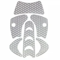 Hard Hat Label: 6 1/2 in Ht, High Intensity Prismatic-Grade Retroreflective, Reflective, Vinyl (MPN WAC00001)
