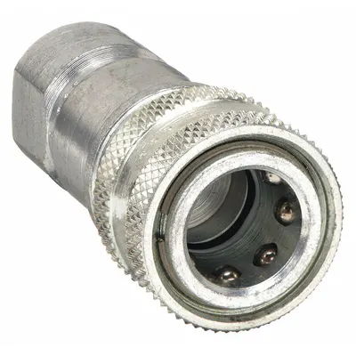 PARKER Kopling Selang Hidrolik Quick Connect: 1/4 in Ukuran Kopling, Baja - ISO B Series Hydraulic Quick-Connect Coupling Bodies