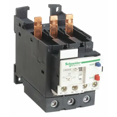 SCHNEIDER Relai Beban Lebih: Perlindungan Termal, 3 Kutub, 1NO/1NC, Sensitivitas Kehilangan Fase - IEC Thermal Overload Relays