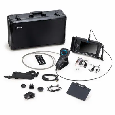 FLIR Videoscope Kit: 640 x 480, 2 m Shaft Lg, 6 mm Shaft Dia, 6 mm Camera Dia - Borescopes with Articulating Probes
