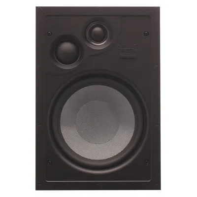 PHASETECH Speaker: Passive, 3-Way, 8 ohm Impedance, 8 3/4 in Overall Wd, 12 1/2 in Overall Ht - Ceiling-Mount Speakers
