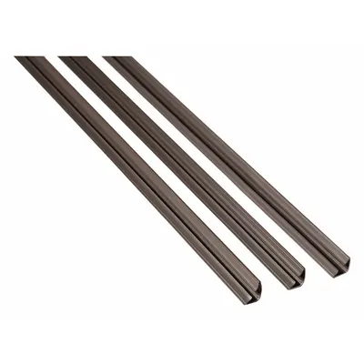 NATIONAL GUARD Segel Asap: Sayap Kelelawar, Pemasangan Perekat Diri, Standar, TPE, Panjang Keseluruhan 3 kaki - Door Perimeter Seal Kits