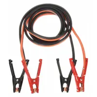 WESTWARD Booster Cable: Crimped, 1 AWG, Spring Clamp Grip, 20 ft Cable Lg, Black/Orange (MPN 23PC97)