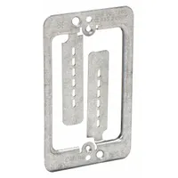 NVENT CADDY Communication Mounting Bracket: Steel, Silver, For 1 Gangs, 2.5 in Overall Wd (MPN MPLS)