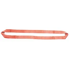 This LIFT-ALL web sling is a Type 5, light-use nylon endless sling with 1 ply. It has an 8 ft sling length and a 4 in sling width, and includes a standard tag for identification. Suitable for lifting and rigging applications where flexibility and surface protection are needed.