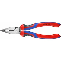 Needle Nose Combination Pliers: 1/2 in Max Jaw Opening, 7 1/4 in Overall Lg, 1 3/4 in Jaw Lg (MPN 08 22 185)