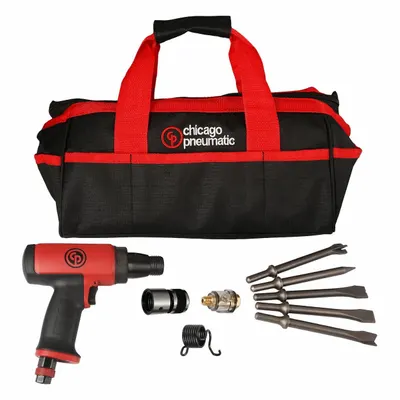 Kit Palu Udara CHICAGO PNEUMATIC: Ukuran Tangkai 3/8 in, Panjang Langkah 2 5/8 in - Air Hammer Kits