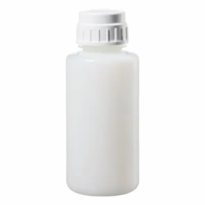 NALGENE Botol Mulut Lebar: HDPE, 1 L, 32 fl oz, Tutup Termasuk, Natural, 53B - HDPE Wide Mouth Round Lab Bottles