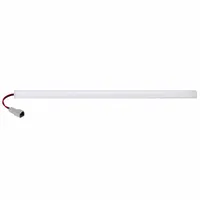 Rigid LED strip light for vehicle lighting, operating at 12.8V DC. Features a flat white design with IP54 ingress protection and DT04 connector for electrical connection. Surface-mount installation suitable for interior or exterior use on trucks, trailers, and RVs